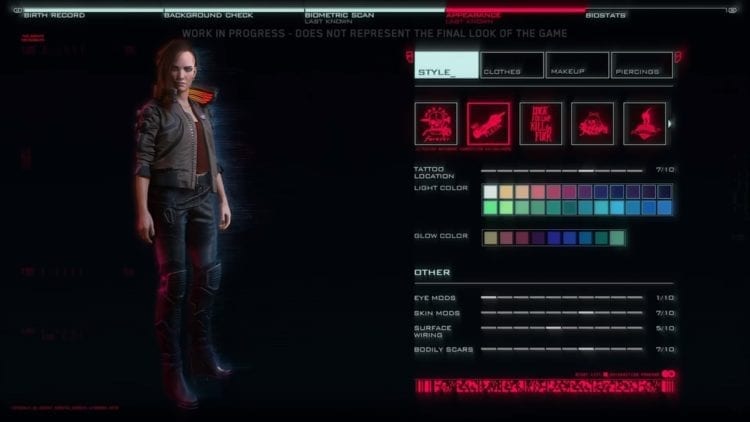 Cyberpunk 2077 character creator lets you customize teeth 