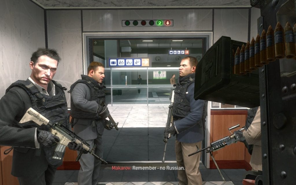 Modern Warfare 2 No Russian sledgehammer controversy, from Condrey