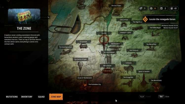 Mutant Year Zero Seed Of Evil Expansion Preview Campaign Map
