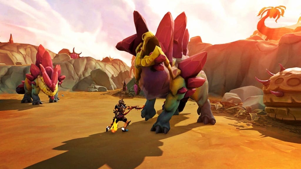 Runescape Land Out of Time dinosaur update, with Anachronia
