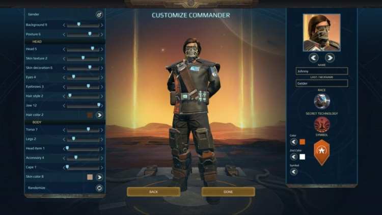Age Of Wonders Planetfall Character Commander Customization Guide Races Factions Perks Appearance