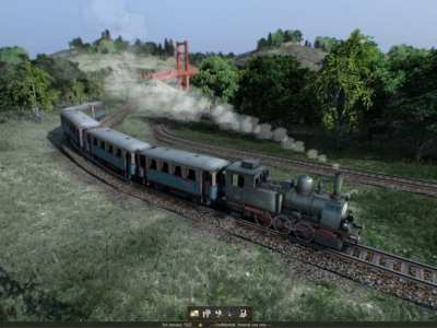 Mashinky With The Golden Gate Bridge In The Background