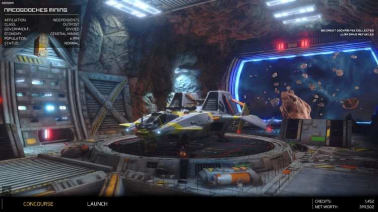 Rebel Galaxy Outlaw - Nacogdoches space terminal