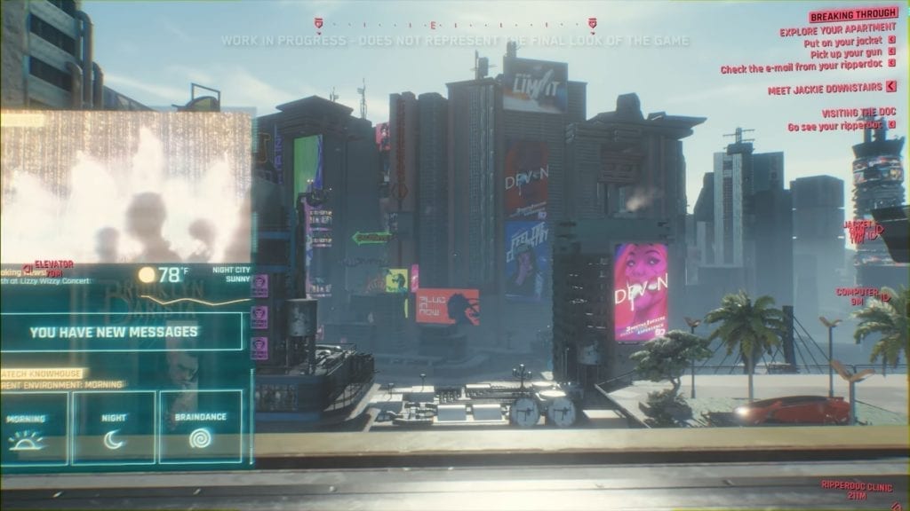 Cyberpunk 2077: details on relationships, leveling up, influencing endings