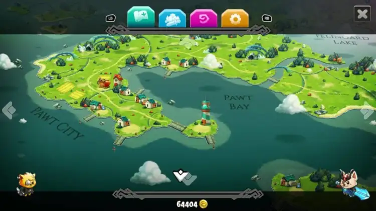 Cat Quest 2 Guide How To Get Water Walking Walk On Water Pawt City Map