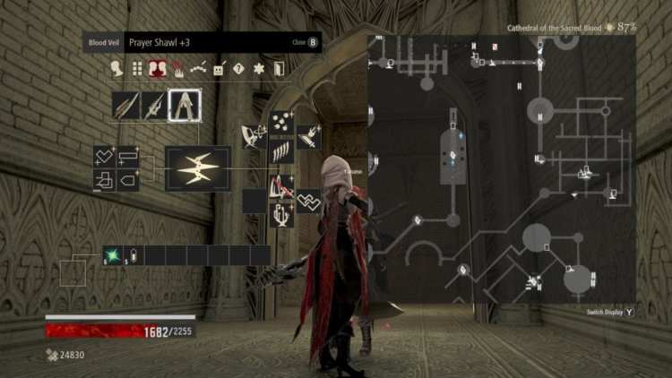 Code Vein - How to get under the cathedral Elevator Map