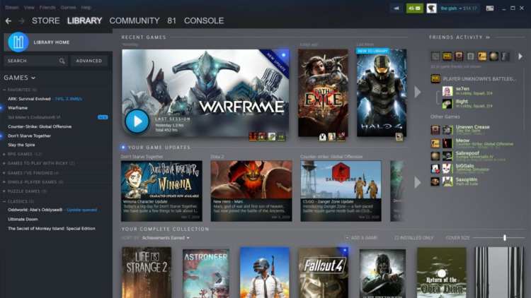 Steam Library Update Pc Gaming News