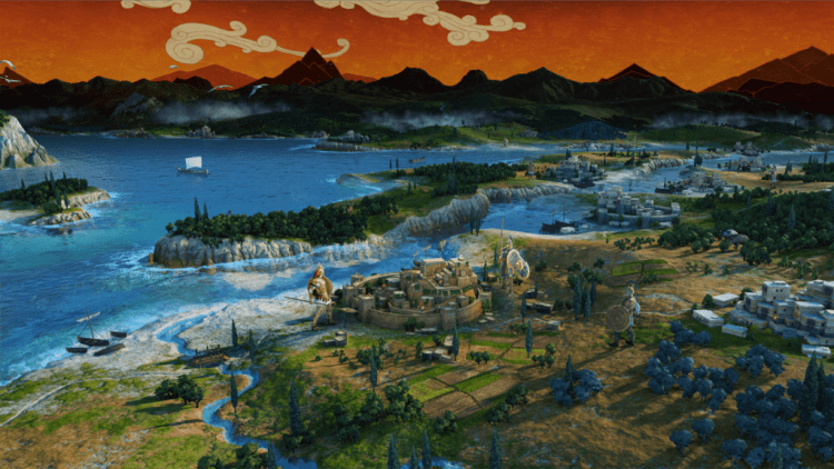 Total War Saga Troy Announcement Trailer Campaign Map trojan war