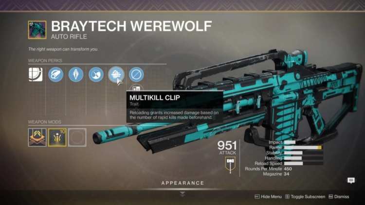 Braytech Werewolf Weapon