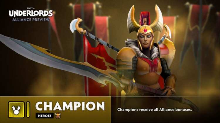 Dota Underlords The Big Update Champion Alliance