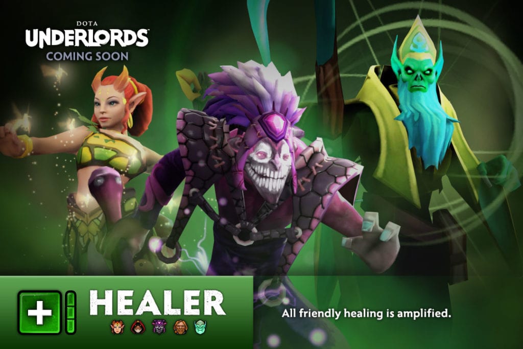 Dota Underlords The Big Update Healer Alliance
