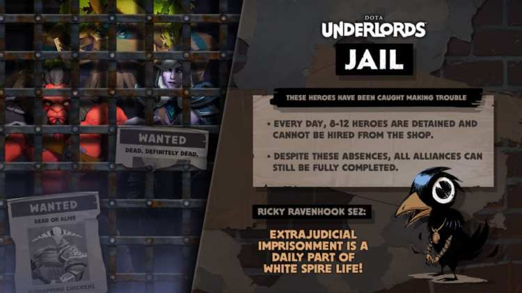 Dota Underlords The Big Update Jail