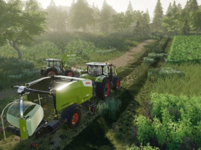 Farming Simulator 19 Pc Platinum Expansion Claas Mowing And Bailing Grass