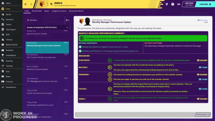 Football Manager 2020 Beta Release Manager Expectations
