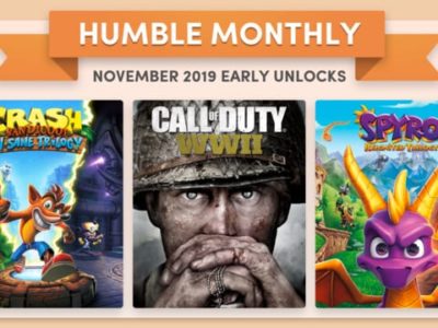 Humble Monthly November 2019: Call of Duty WWII, Crash Bandicoot and Spyro