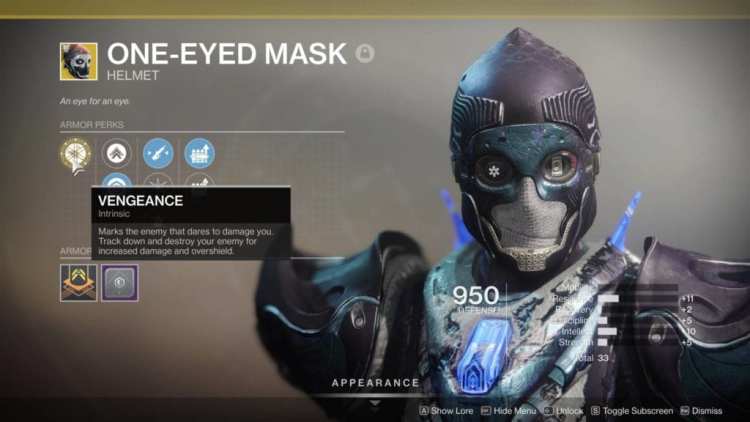 One Eyed Mask Exotic