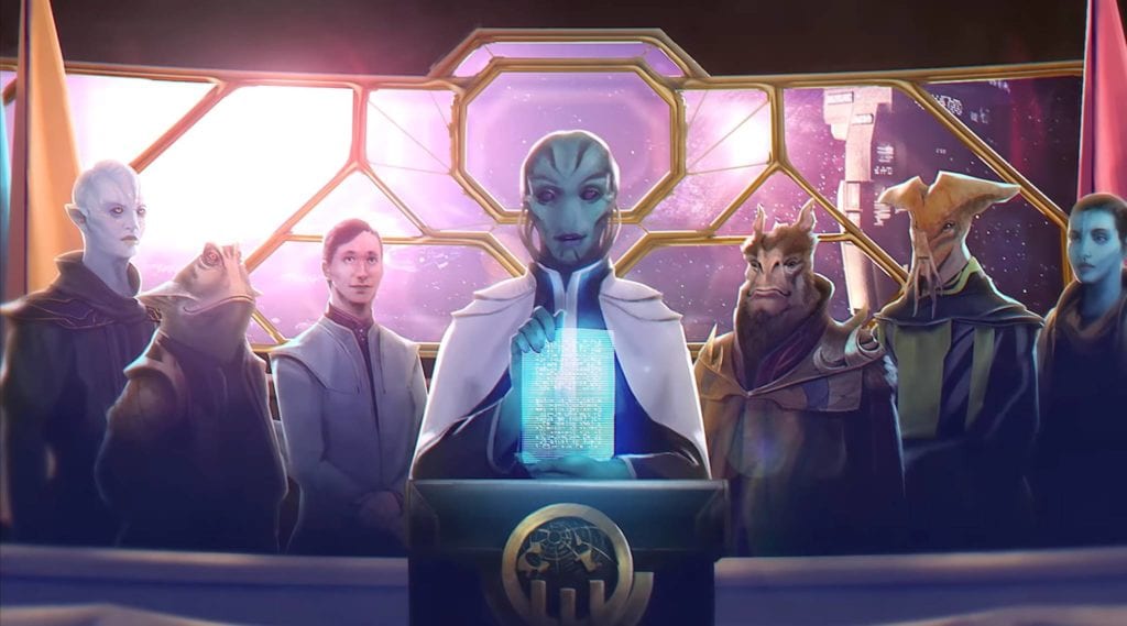 Stellaris Federations Expansion Lithoids Species Pack Announcement