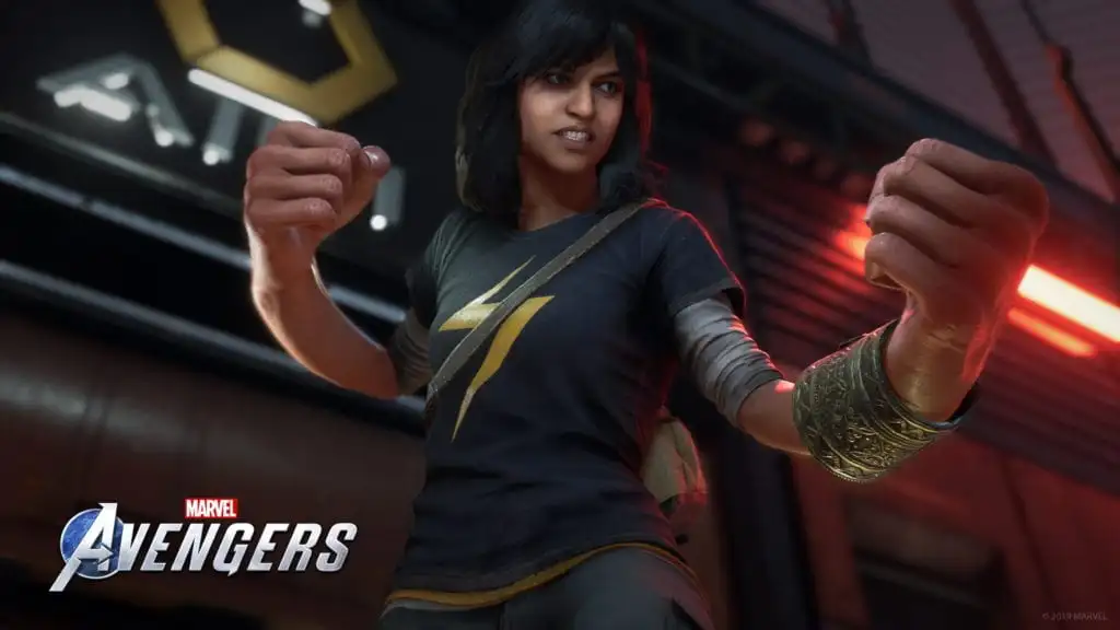 Marvels Avengers Ms Marvel Kamala Fists Embiggen