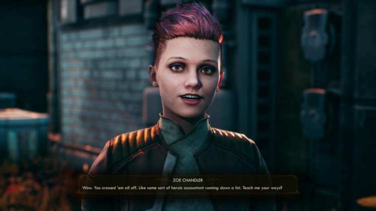 The Outer Worlds Zoe