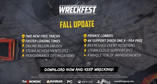 Wreckfest Fall Update