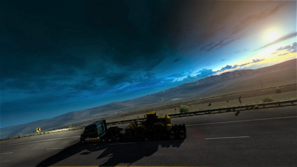American Truck Simulator Utah Sunrise Canyon V1