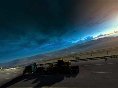 American Truck Simulator Utah Sunrise Canyon V1