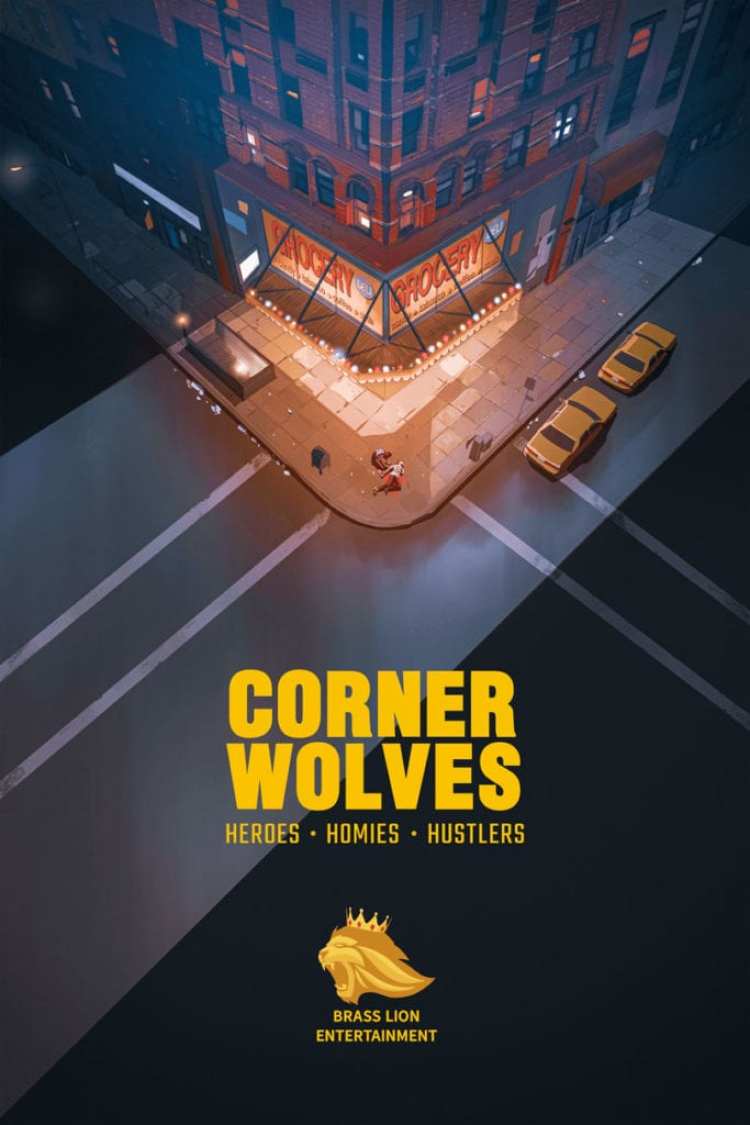 Brass Lion Entertainment Corner Wolves Poster