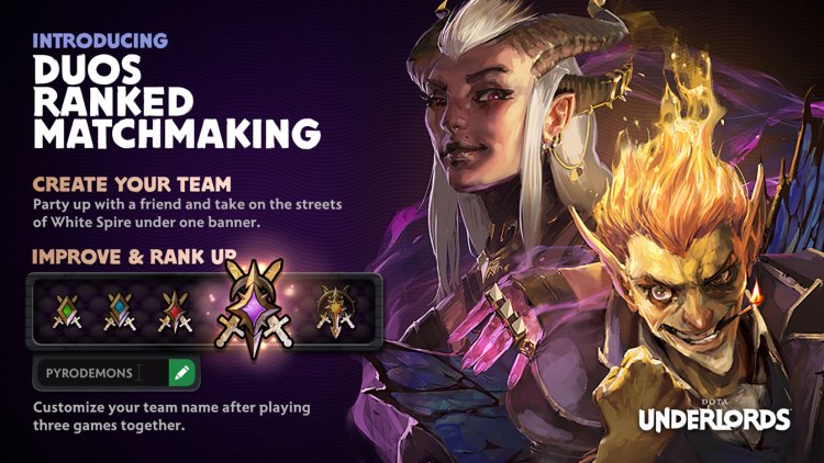 Dota Underlords Update Patchnotes Duos Ranked Matchmaking
