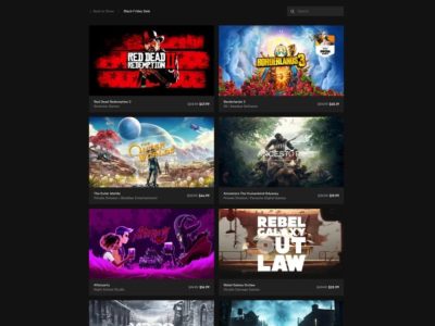 Epic Games Store Black Friday Sale