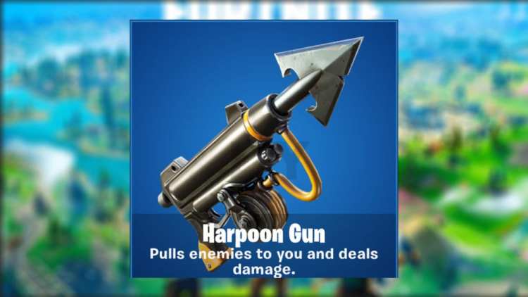 Fortnite Chapter 2 Harpoon Gun Fishing Pull Enemies