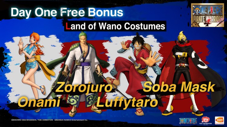 One Piece Pirate Warriors 4 Costumes Launch Date Wano