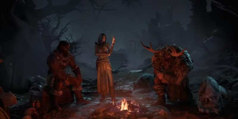 Diablo 4 Blizzcon Gameplay Trailer Classes Breaking Down Druid Sorceress Barbarian