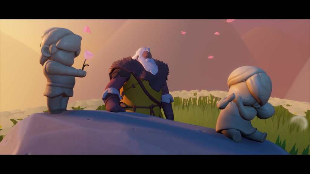 Arise A Simple Story Childhood Flower Statue