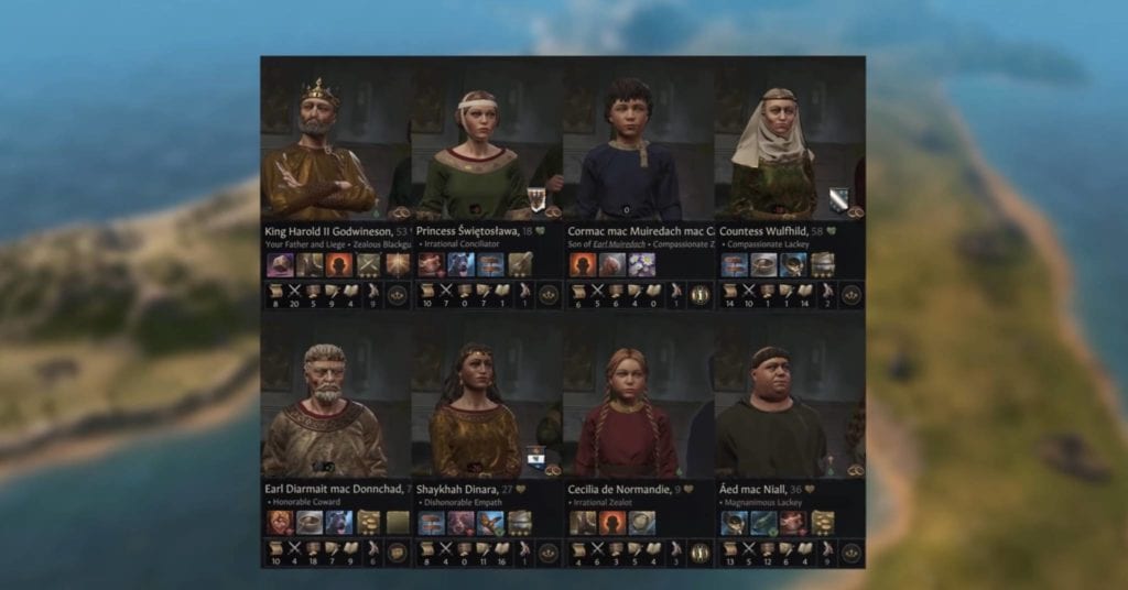 Crusader Kings Iii S Latest Dev Diary Explains Schemes Portraits Dna Council Members And Your Court