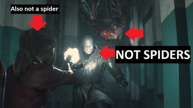 Resident Evil 2 Not Spiders
