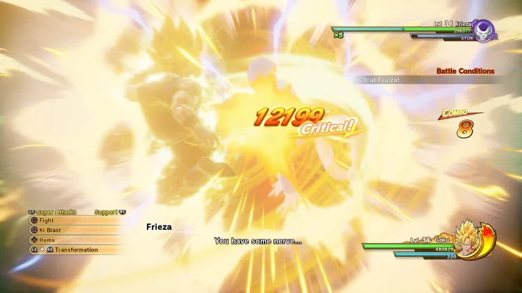 Dragon Ball Z: Kakarot - Crits and lights and booms