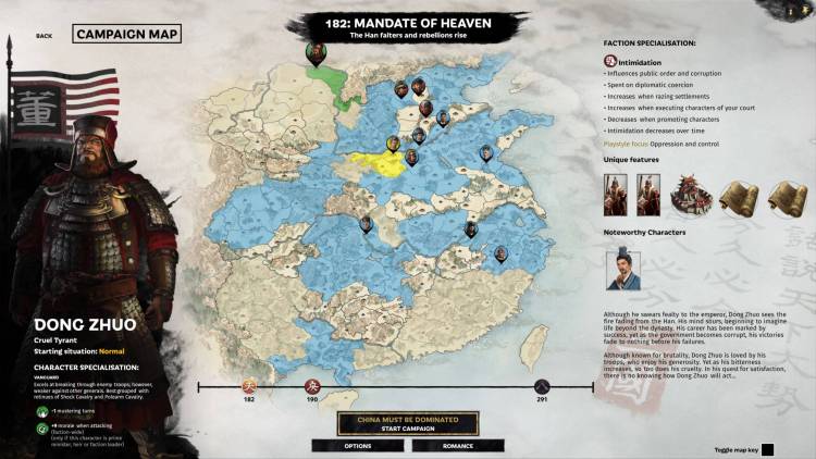 Dong Zhuo Guide Mandate Of Heaven Total War Three Kingdoms Lu Bu Diaochan Overview