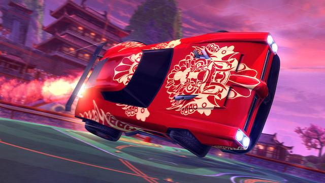 Rocket League lucky lanterns lunar new year