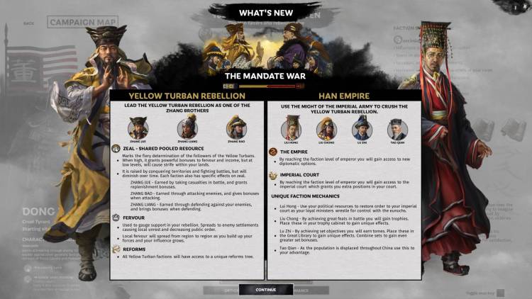 Total War Three Kingdoms Tw3k Mandate Of Heaven Dlc Review Han Forces Vs. Yellow Turbans