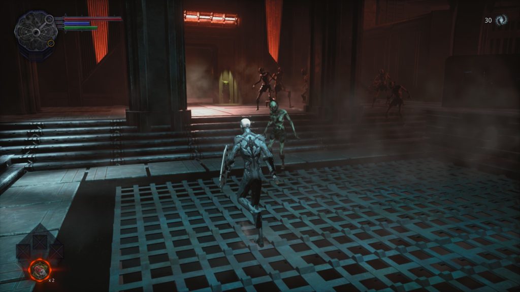 Hellpoint Dark Souls sci-fi action co-op Cradle Games tinyBuild