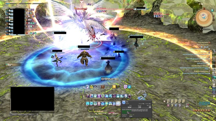 blue circle Final Fantasy XIV: Shadowbringers Furor Garuda Ifrit Raktapaksa Eden's Verse