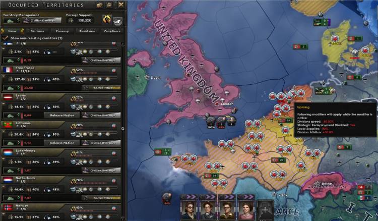 Hearts Of Iron 4 La Resistance Expansion Guide Spies Operatives Operations Intelligence Agency Resistance Collaboration Governments Occupied Territories Resistance Uprising