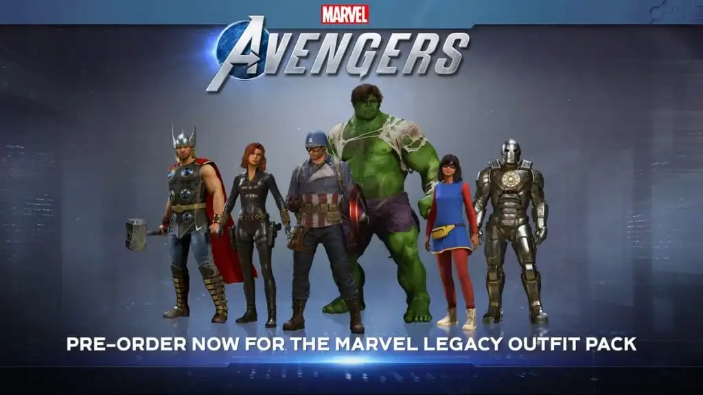 Marvel's Avengers Legacy Outfits