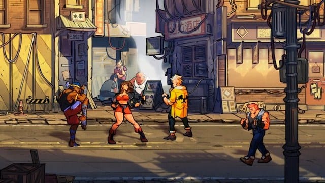 streets of rage 4 art style behind the scenes video