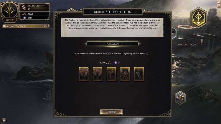 Wolcen Lords Of Mayhem Endgame Guide Champion Of Stormfall City Upgrades Projects Guide Seeker Reward