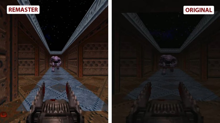 Doom 64 Graphics Comparison Nintendo 64 Vs. Pc 1 compare