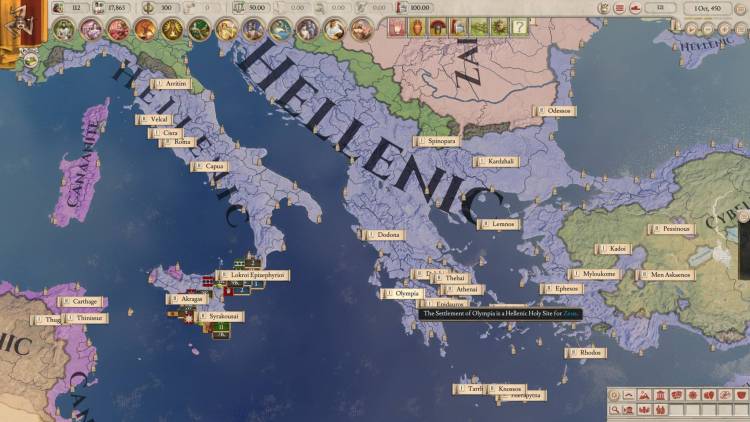 Imperator Rome Magna Graecia Dlc Archimedes Update Religion Guide Holy Sites, Pantheons Holy Sites Overview