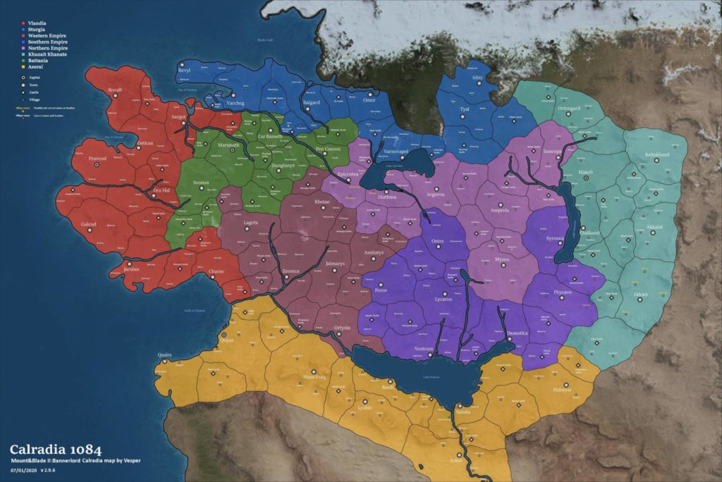 Mount & Blade Ii Bannerlord Mount And Blade 2 Bannerlord Steam Early Access World Map 1