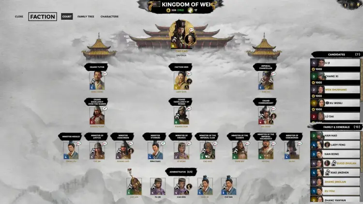Total War Three Kingdoms A World Betrayed Cao Cao Guide Kingdom Of Wei