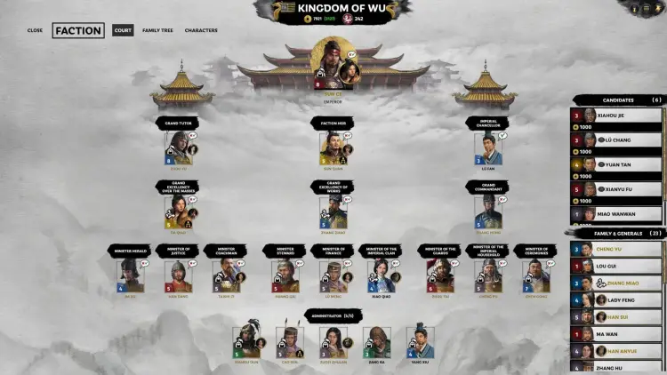 Total War Three Kingdoms A World Betrayed Sun Ce Faction Guide Reckless Luck, Legacy Of Wu, Officers, Shared Expertise Kingdom Of Wu